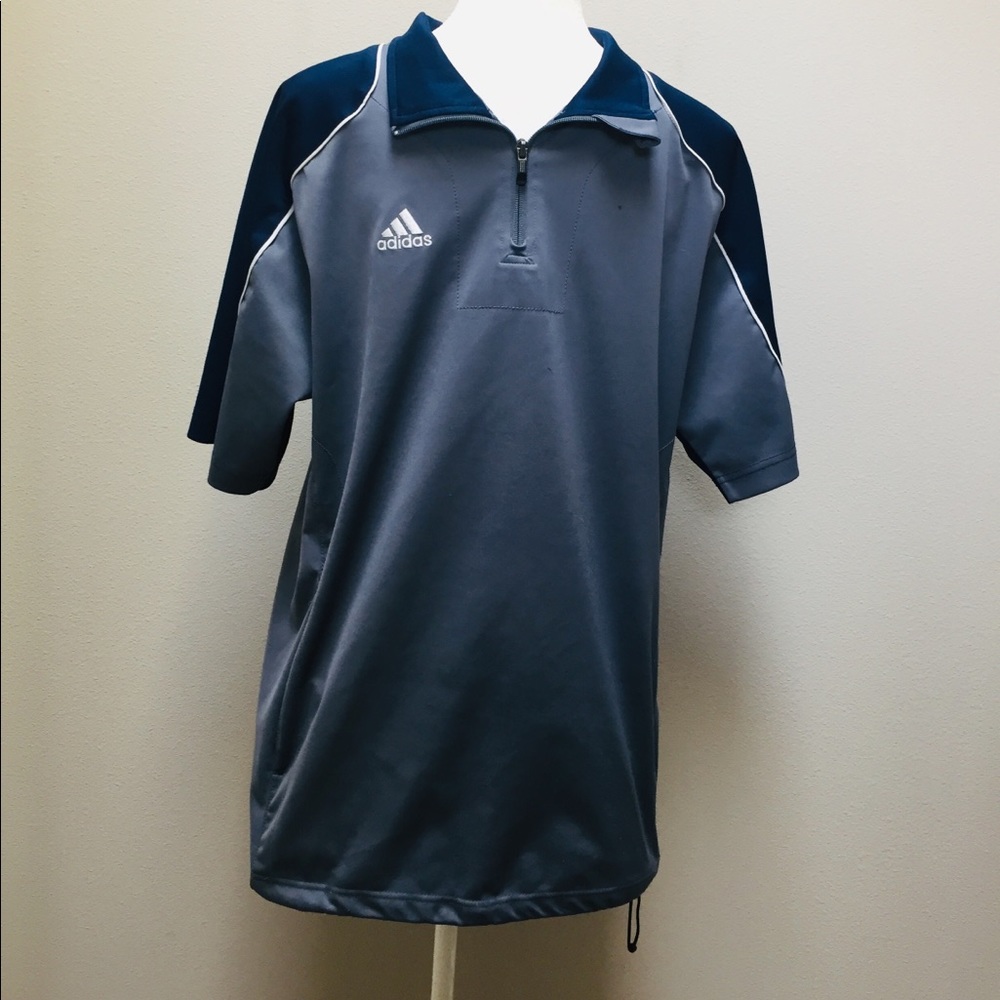 Adidas Men’s Shirt Golf Running Gray Blue Size XS